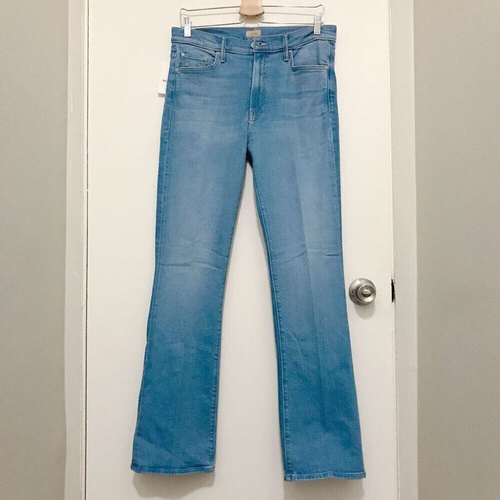 NWT! Mother The Outsider Sneak wide leg Jean In Going Dutch size 31 - Picture 5 of 9
